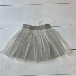 Girls Well Dressed Wolf Christmas Skirt Size 7-8